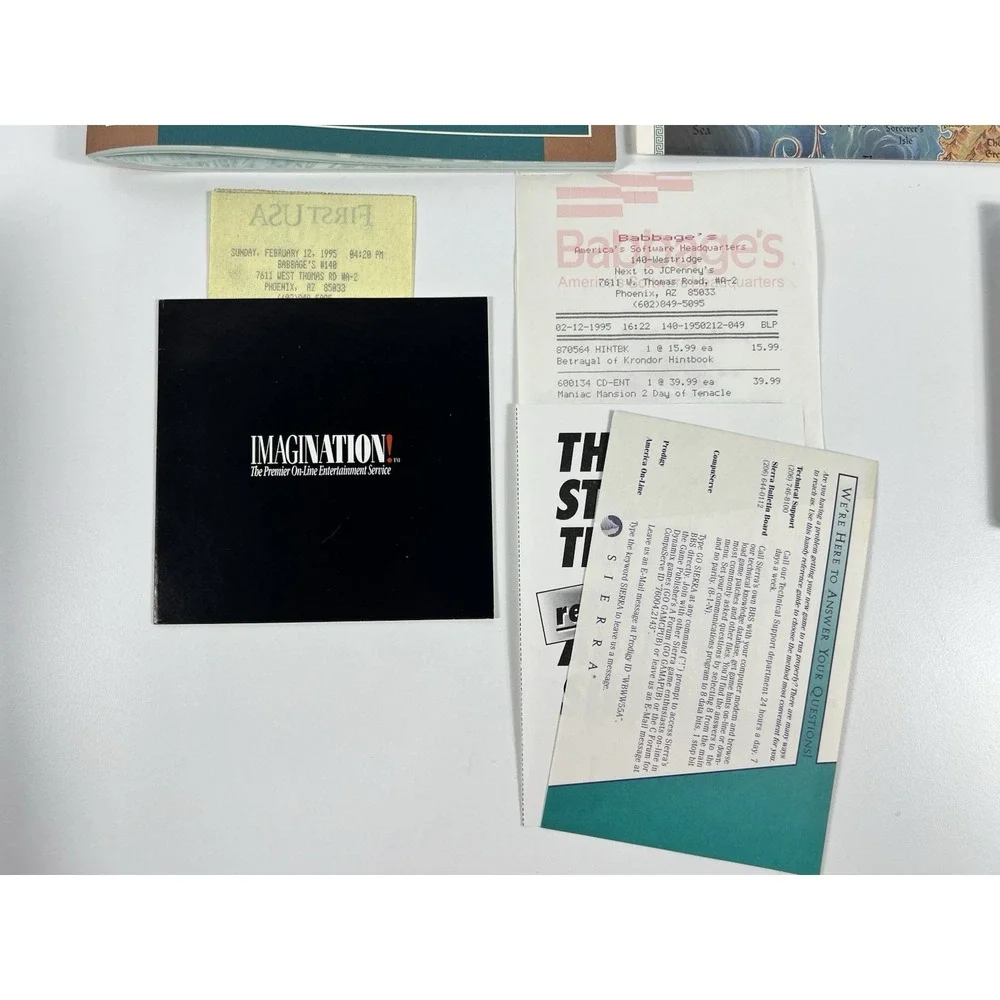 Betrayal At Krondor - Big Box Vintage 1994 IBM PC CD-ROM RPG Game Disc